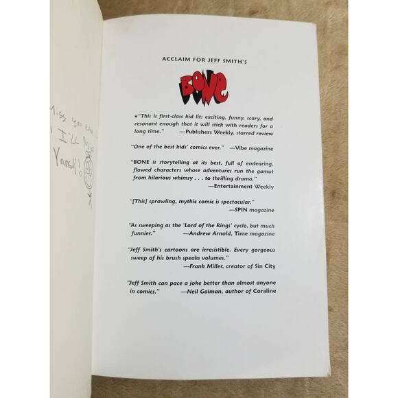 Bone Book The Great Cow Race - Eyes of the Storm Jeff Smith 2006 Vintage - Picture 8 of 13